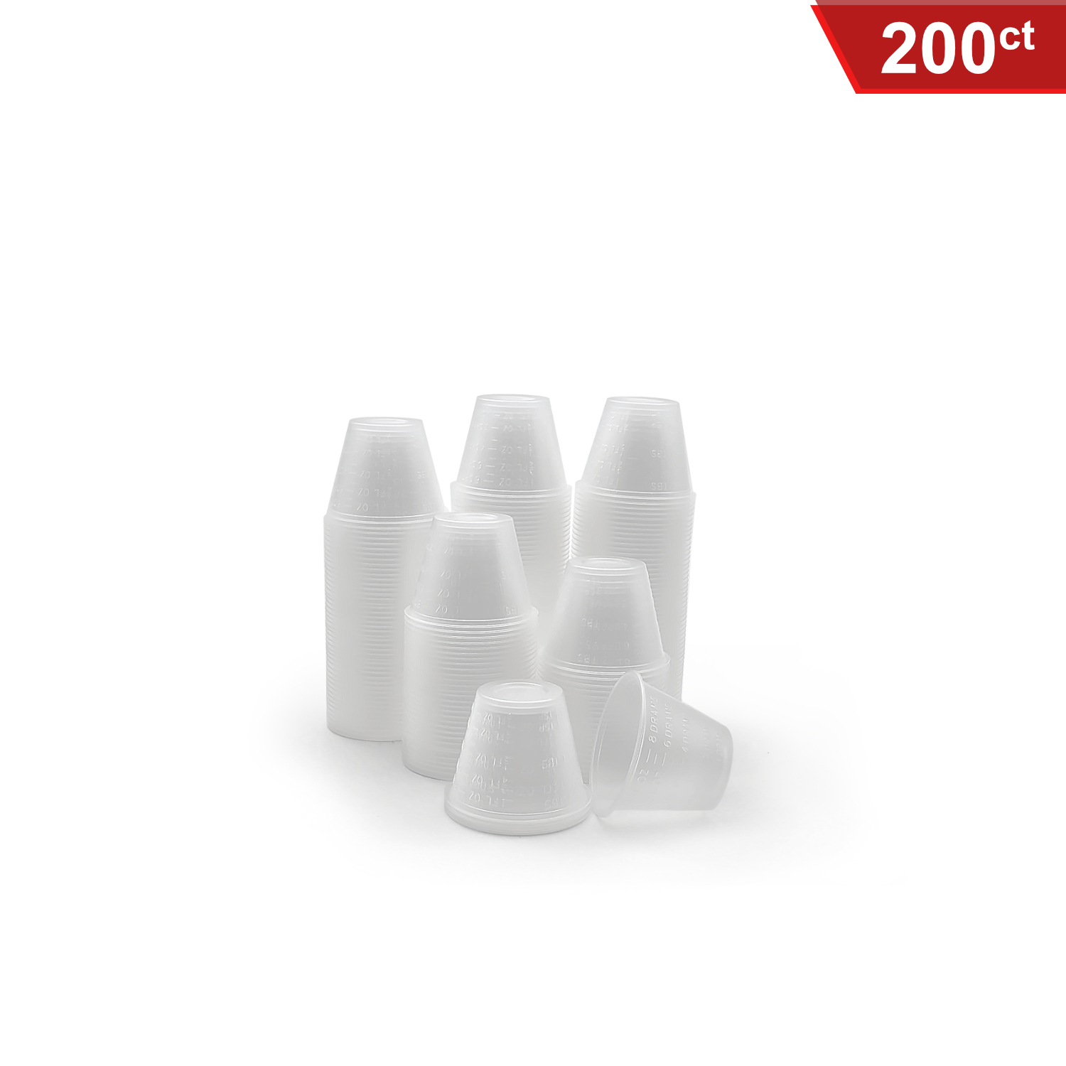 200 count 1oz Disposable Medicine Cups - Image 2